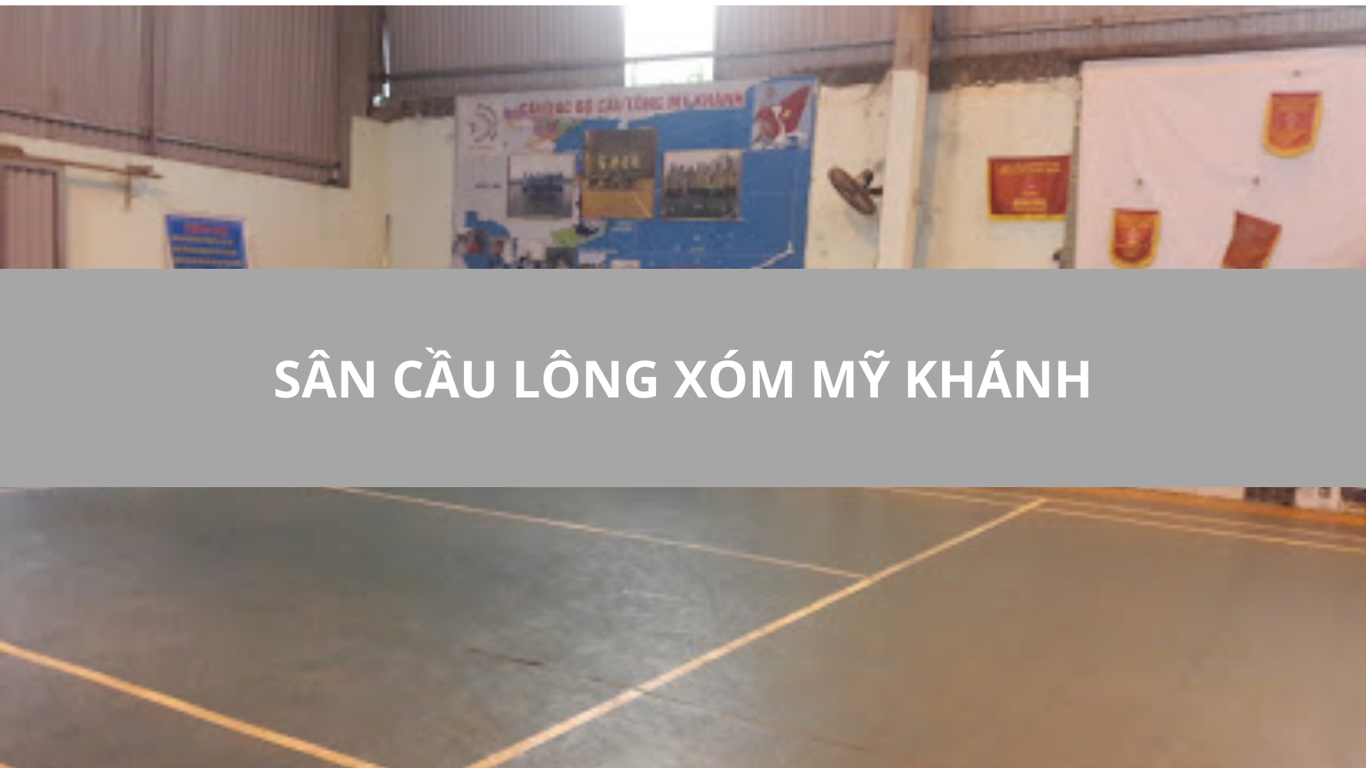 Sân cầu lông xóm Mỹ Khánh, Phú Lương, Thái Nguyên